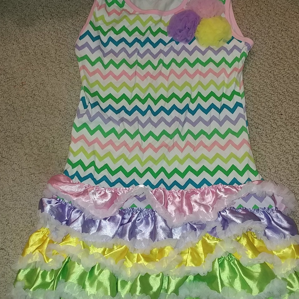 Pretty girls spring summer dress size XXL
